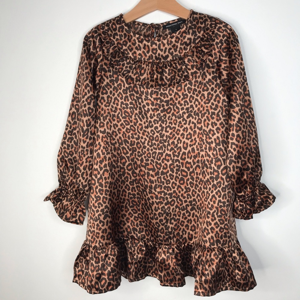 Nordstrom Little Girls Cheetah Print Dress